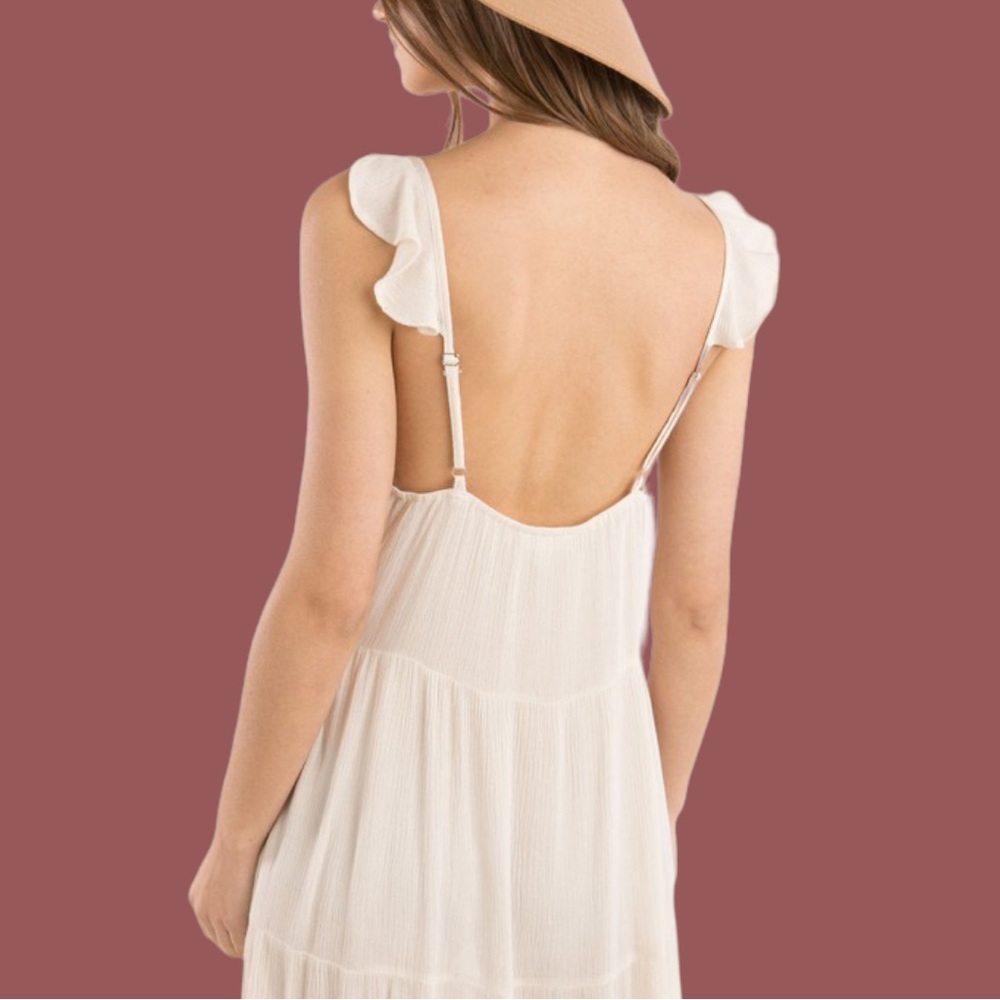 NWT POL tunic dress in natural vintage cream. Size small. - Picture 4 of 8
